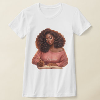 Droom. Inspireer. Groei. Dames Grafische T-shirt