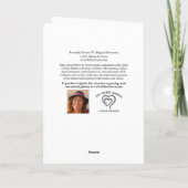 Droom IV van de vlinder (Magische Moonset) Kaart (Achterkant)