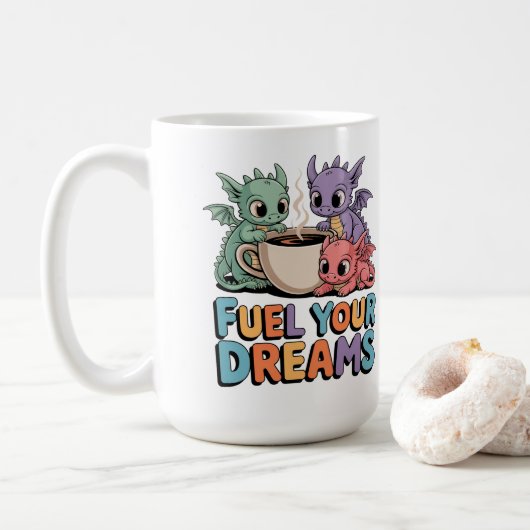 Droom je dromen Dragons Koffiemok (Met donut)