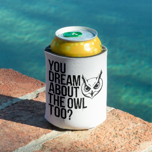 Droom jij ook van de uil? blikjeskoeler (Insitu Zwembad)