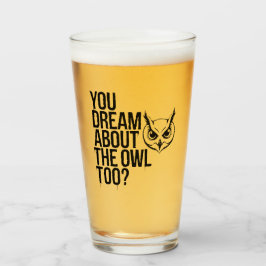 Droom jij ook van de uil? glas