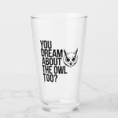 Droom jij ook van de uil? glas (Voorkant)
