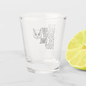 Droom jij ook van de uil? shot glas (Achterkant)