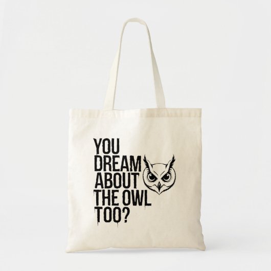 Droom jij ook van de uil? tote bag (Voorkant)