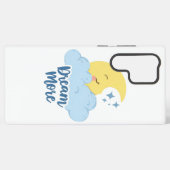 Droom lekker met Fluffy Cloud Samsung Galaxy Hoesje (Achterkant horizontaal)
