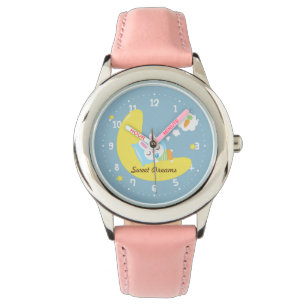Droom Lekker Schattig Konijn op de Maan Horloge
