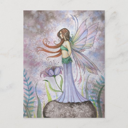 Droom Lelie Fantasie Fee Postkaart (Voorkant)