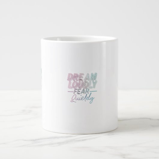 Droom luid grote koffiekop (Voorkant)