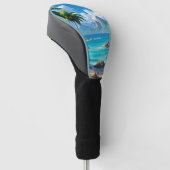 Droom maar, Tropisch paradijs, Golfheadcover (Schuin)