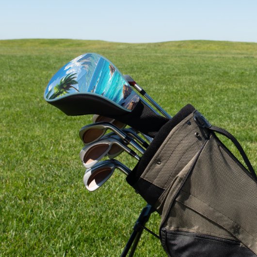 Droom maar, Tropisch paradijs, Golfheadcover (Insitu)