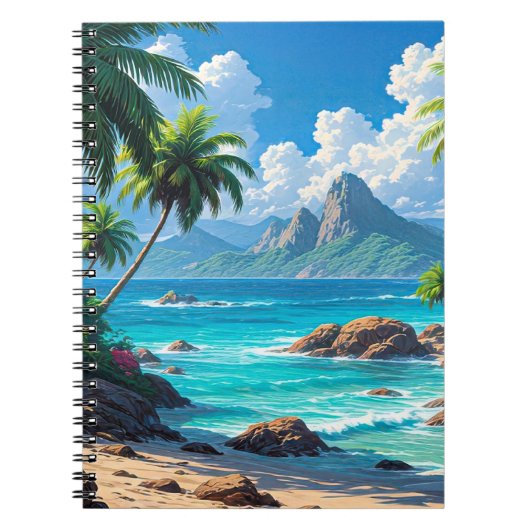Droom maar, Tropisch paradijs, Notitieboek (Voorkant)