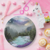 Droom Magisch Schilderachtig Natuur Landschap Papieren Bordje (Feest)