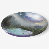 Droom Magisch Schilderachtig Natuur Landschap Papieren Bordje (Gekanteld)