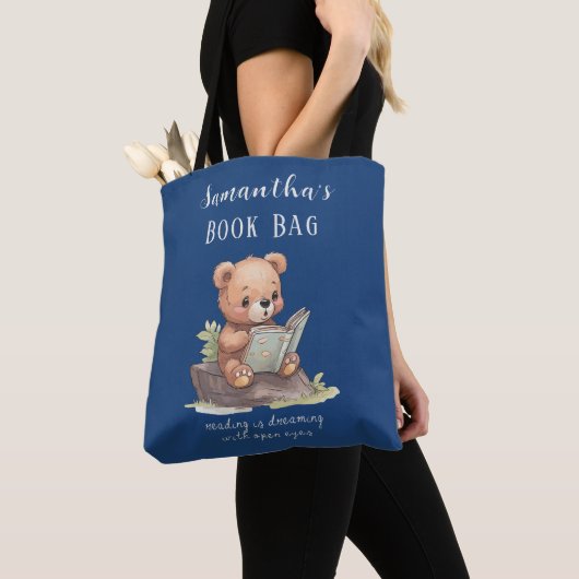 Droom met open ogen op maat tote bag (Dichtbij)
