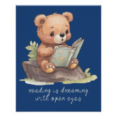 Droom met open ogen perfect poster (Voorkant)