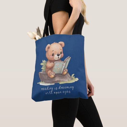 Droom met open ogen tote bag (Dichtbij)