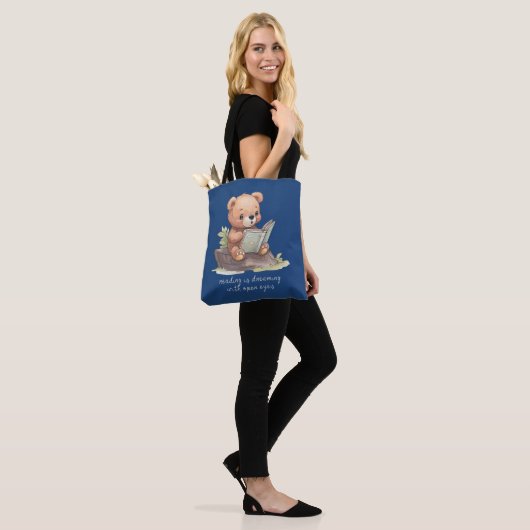 Droom met open ogen tote bag (Op model)