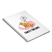 Droom Moppen Funny Candy Grap  Notitieboek (Rechterzijde)