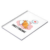 Droom Moppen Funny Candy Grap  Notitieboek (Linkerzijde)