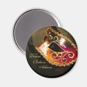 Droom Motivatie Maskerade Masker Magneet (Voorkant / Achterkant)