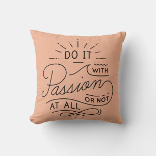 Droom Motivatie Spreuk, Succes Attitude Perzik Kussen