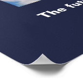 Droom Motivatie wolken, Blue Sky Attitude Poster (Hoek)