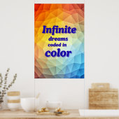 Droom Motivatieposter Muur Kunst Huis Decoratie (Keuken)