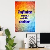 Droom Motivatieposter Muur Kunst Huis Decoratie (Thuiskantoor)