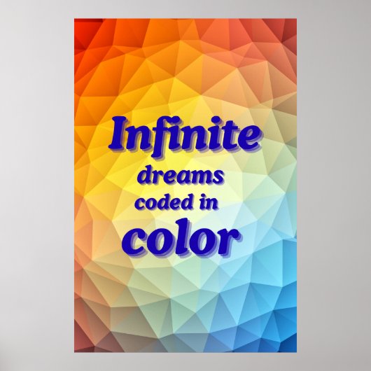 Droom Motivatieposter Muur Kunst Huis Decoratie (Voorkant)