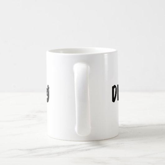 Droom om te vliegen koffiemok (Handvat)