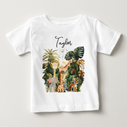 Droom over exotische jungle dieren safari (Voorkant)