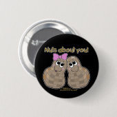 Droom over jou. ronde button 5,7 cm (Voorkant /achterkant)