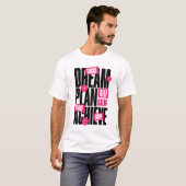 Droom Plan blijf kalm Tshirt  (Voorkant volledig)