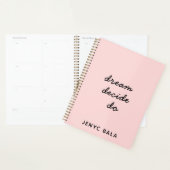 Droom Plan Do Blush Roze Ontwerp Planner (Display)