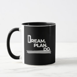 Droom Plan Do Uitvoeringsmentaliteit Mok