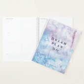 Droom, Plan, Do - Waterverf Paarse Universum Planner (Display)