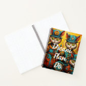 Droom Plan. Doe. Leuke Steampunk Katten Notitieboek (Binnen)