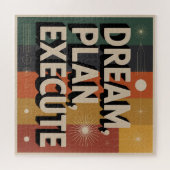 Droom, Plan, Uitvoeren Legpuzzel (Horizontaal)