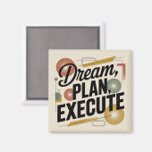 Droom, Plan, Uitvoeren Magneet (Voorkant / Achterkant)