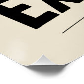 Droom, Plan, Uitvoeren Perfect Poster (Hoek)