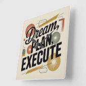 Droom, Plan, Uitvoeren Vierkante Klok (Hoek)