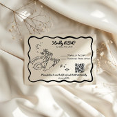 Droom Raket RSVP-reactiekaart RSVP Kaartje