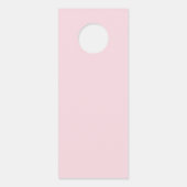 Droom roze bloemenbruiloft gast niet storen deurhanger (Achterkant)