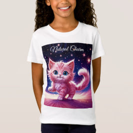 Droom roze kitten huisdieren kinderkamer uniek ont t-shirt