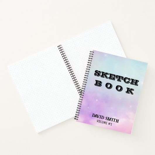 Droom Ruimte Galaxy Notebook Notitieboek (Binnen)