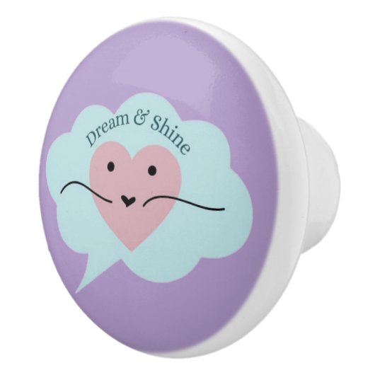 Droom & Schijn Mooie Pastel Keramische Knop (Rechts)