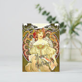 Droom, schilderkunst, verjaardagsgroeten kaart (Staand voorkant)