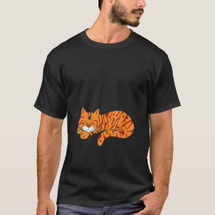 Droom Slaap Snooze Licht Bengalen Kat Slaap T-shirt