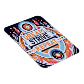 Droom, streef, herhaal magneet (Rechterzijde)