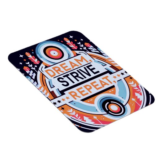 Droom, streef, herhaal magneet (Rechterzijde)